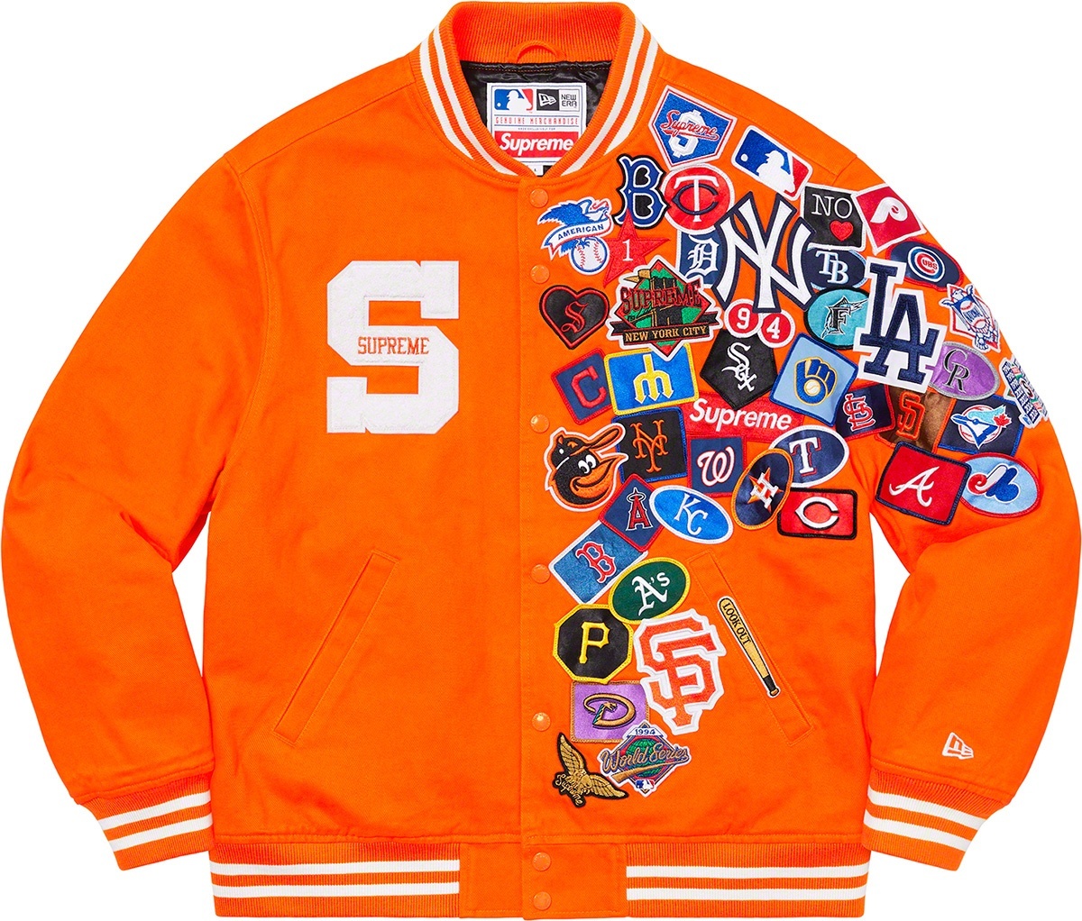 Supreme®/New Era®/MLB Varsity Jacket view 11